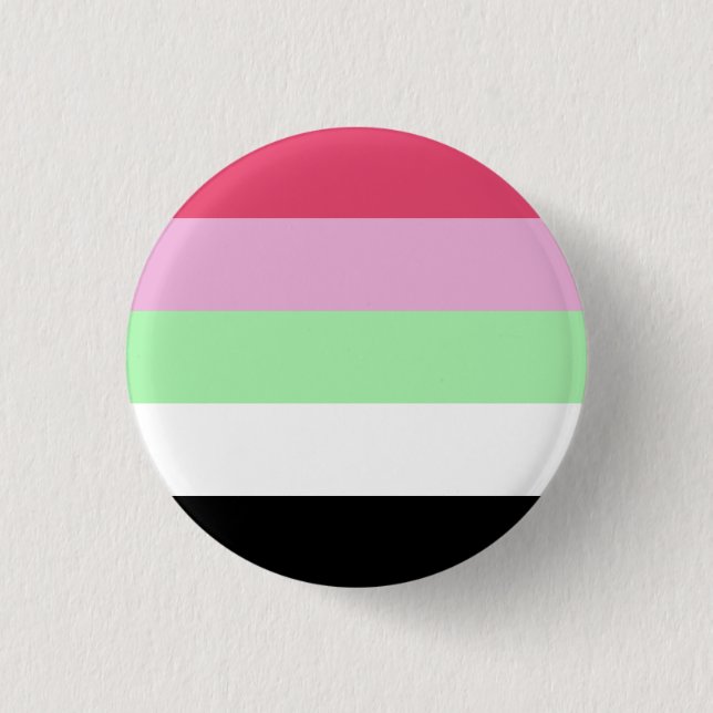 Recipromantic Pride Flag 1 Inch Round Button (Front)