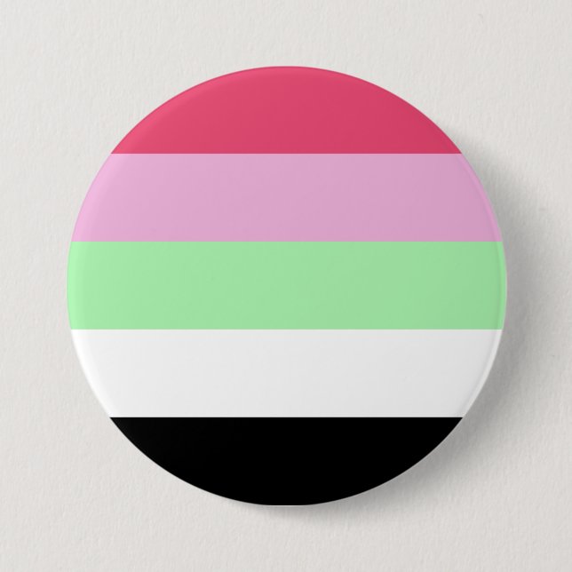 Recipromantic Pride Flag 3 Inch Round Button (Front)