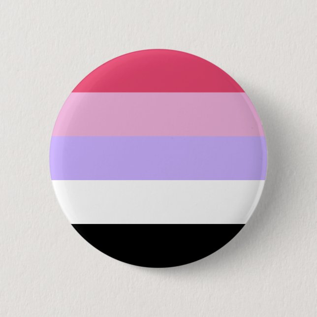Reciprosexual Pride Flag 2 Inch Round Button (Front)