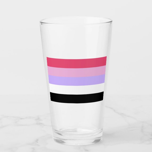 Reciprosexual Pride Glass (Front)