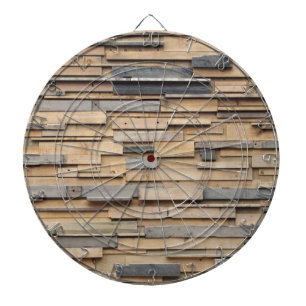 Reclaimed Wood, Sustainable Material Dartboard