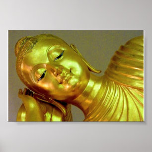 Recling Buddha Poster