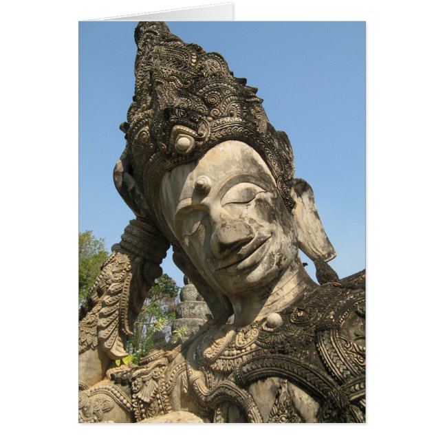Reclining Buddha ... Nong Khai, Isan, Thailand (Front)