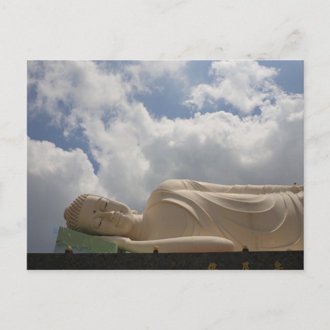 Reclining Buddha Statue Postcard (Front)