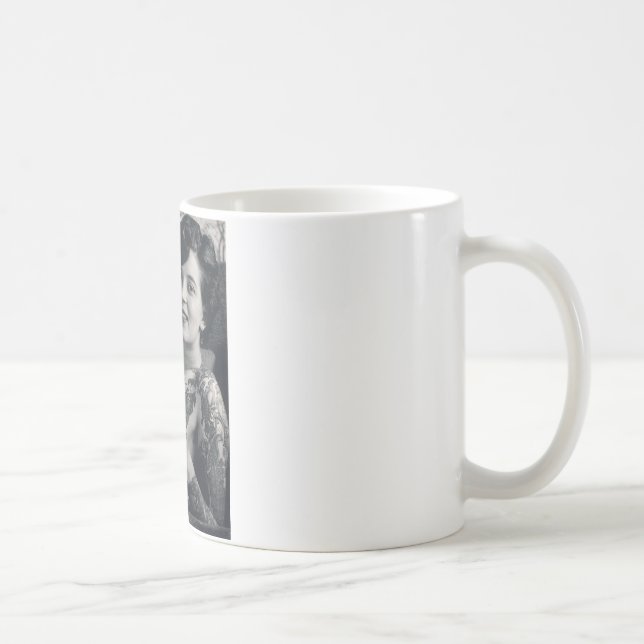 Reclining Tattooed Lady Coffee Mug (Right)