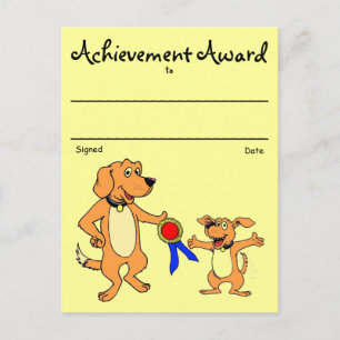 Recognition Award Postcard