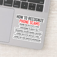 Recognize Phone Scams - Scam Prevention List