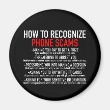 Recognize Phone Scams - Scam Prevention List