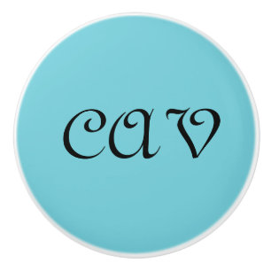 Recoleta Cornflower Blue Ceramic Knob