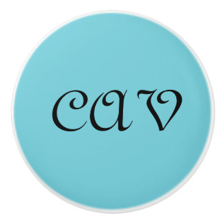 Recoleta Cornflower Blue  Ceramic Knob