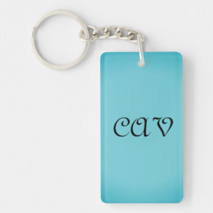 Recoleta Cornflower Blue  Keychain