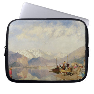 Recollections of the Lago Maggiore, Market Day at Laptop Sleeve