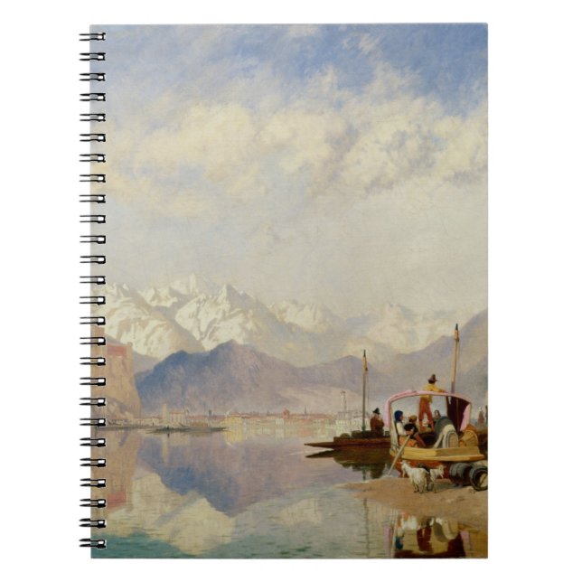 Recollections of the Lago Maggiore, Market Day at Notebook (Front)