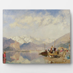 Recollections of the Lago Maggiore, Market Day at Plaque