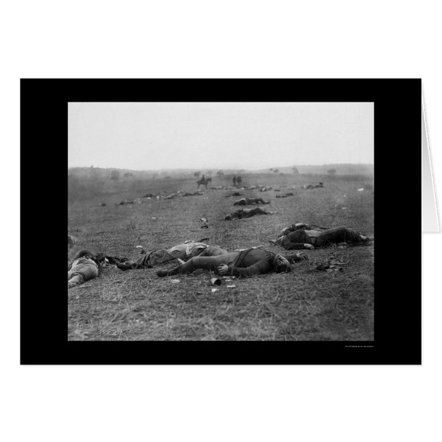 Récolte de la mort à Gettysburg, PA 1863 (Devant horizontal)