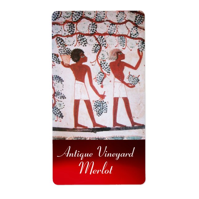 RÉCOLTE DE VIN ÉGYPTIENNE ANTIQUE (Devant)