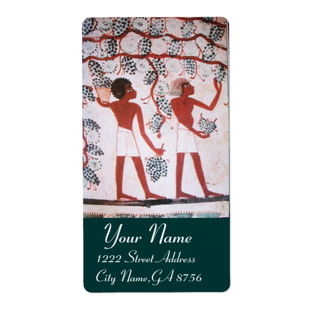 RÉCOLTE DE VIN ÉGYPTIENNE ANTIQUE (Devant)