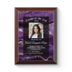 Agate de marbre pourpre Professeur de l'année Phot