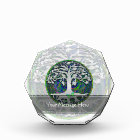 Arbre de la vie avec le papillon en cercle