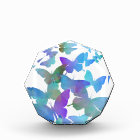 Beaux papillons bleus