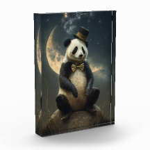 Ours Panda Lune vintage