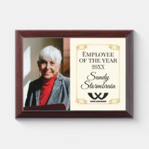 Photo de l'employé de l'année de reconnaissance