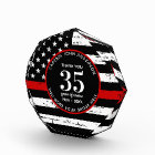 Pompier Retraite Fireman Années De Service