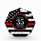 Pompier Retraite Fireman Années De Service