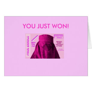 Récompense rose de Burka