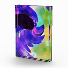 Tourbillon de tournesol violet en acrylique