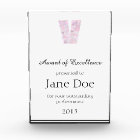 V - Triangles Poly Faible - Gris Violet Rose Neutr