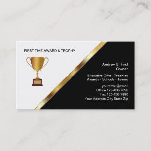 Récompenses et cartes de visite de trophée