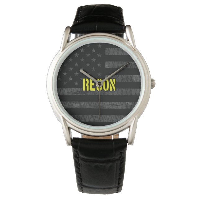 Recon Subdued American Flag Watch (Front)