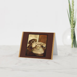 Reconciliation or Closure: Hello...It's Me. Blank Card