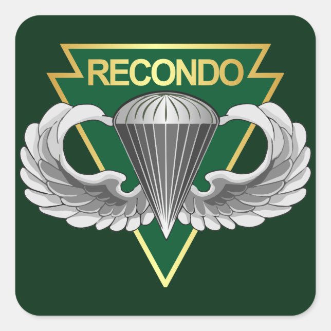 Recondo Square Sticker (Front)