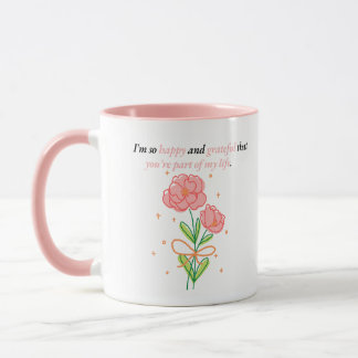 Reconnaissant pour votre présence Mug