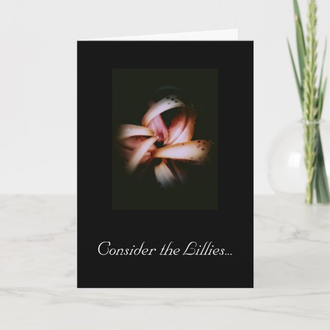 Reconsidérez la carte de Lillies 100 (Devant)