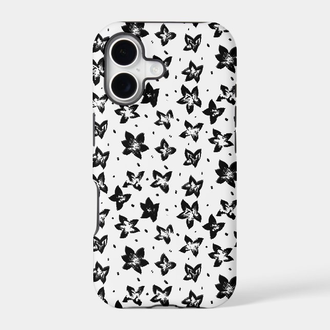 Reconstructed Floral Pattern - Achromatic Goth (Back)