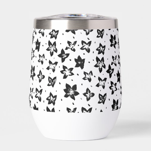Reconstructed Floral Pattern - Achromatic Goth (Front)