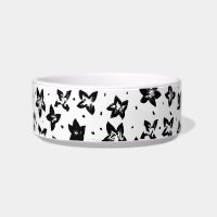 Reconstructed Floral Pattern - Achromatic Goth