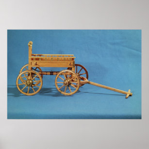 Reconstruction of a chariot found poster