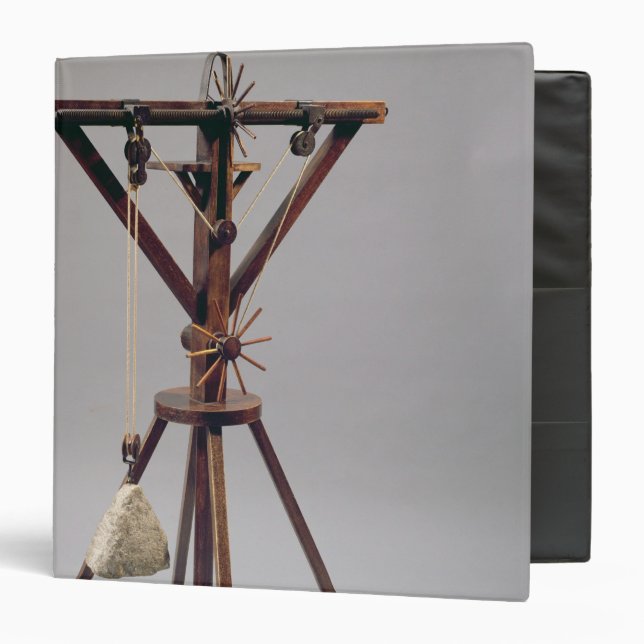 Reconstruction of da Vinci's design Binder (Front/Inside)