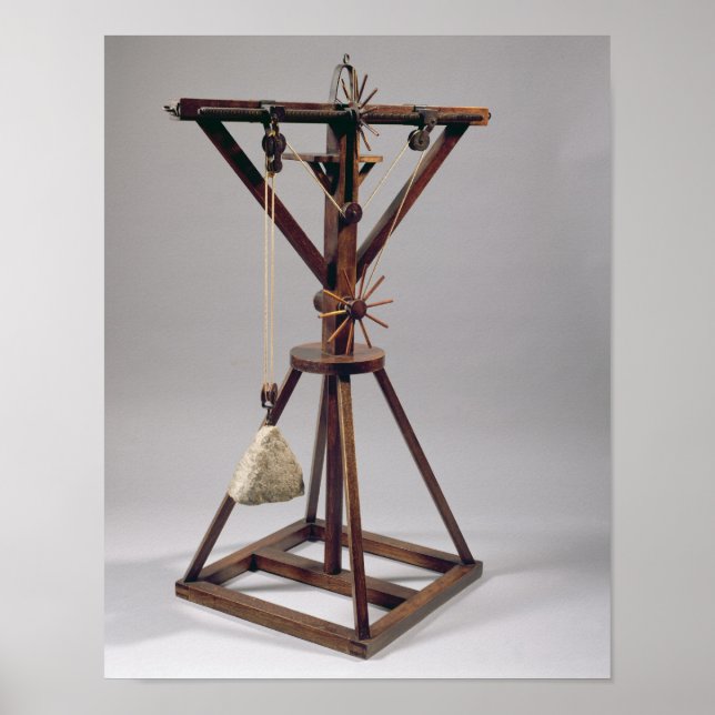 Reconstruction of da Vinci's design Poster (Front)