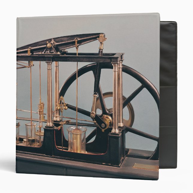 Reconstruction of James Watt's steam engine Binder (Front/Inside)