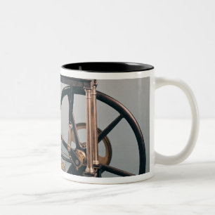 Reconstruction of James Watt's steam engine Two-Tone Coffee Mug