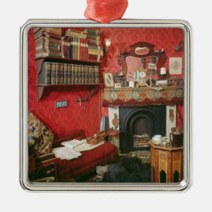 Reconstruction of Sherlock Holmes's Room Metal Ornament