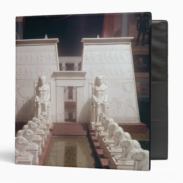 Reconstruction of the Great Temple of Amon, Binder (Front/Inside)