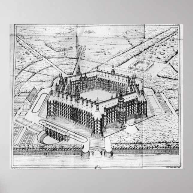 Reconstruction of Theleme Abbey Poster (Front)