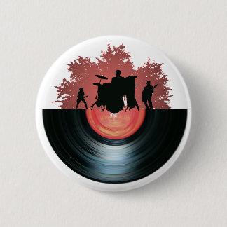Record 2 Inch Round Button