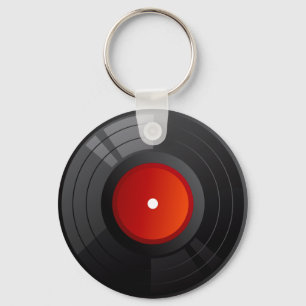 RECORD ALBUM KEYCHAIN